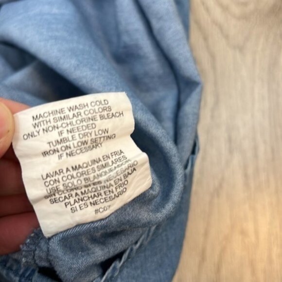 AUW Light Blue Quarter Sleeve Sun Dress Size M - Picture 7 of 9